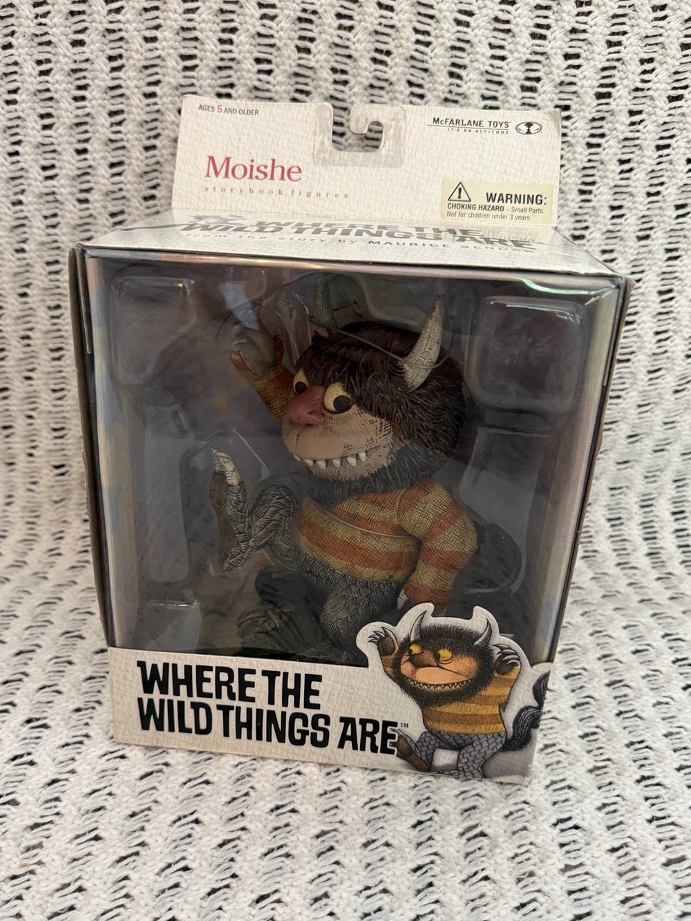 Vintage McFarlane Toys Where the Wild Things Are Moishe Action Figure 2000 NWB